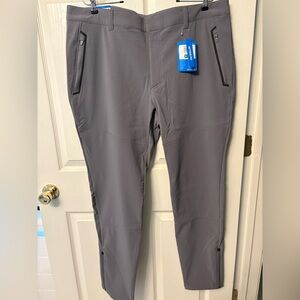 NWT Columbia Men's Omni Shield Advanced Repellency Pant City Grey 38 Long